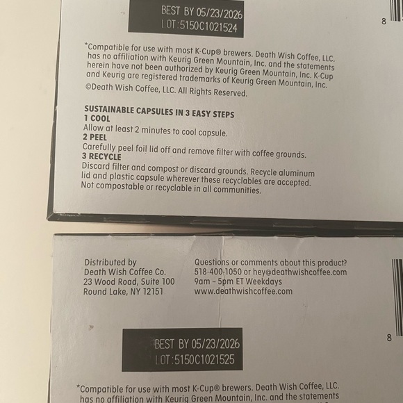 NIB Sealed Lot of 4 x10 Death Wish Pumpkin Chai Coffee K-Cups Pods - Picture 2 of 2